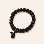Jujube Wood Carved Symbol Bracelet