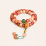 Blush Red Bodhi Mala Bracelet