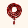 Warm Earth Red Sandalwood 108-Bead Mala
