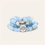 Blue Lotus Mala Bracelet