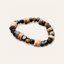 Brown Eye Wood Stone Protection Bracelet