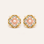 Pastel Flower Focus Earrings