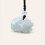 Pale Jade Rabbit Zodiac Pendant