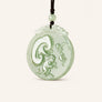 Green Jade Monkey Zodiac Pendant