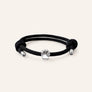 Black Cord Dog Paw Bracelet