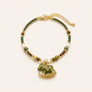 Enamel Horse Pearl Bracelet