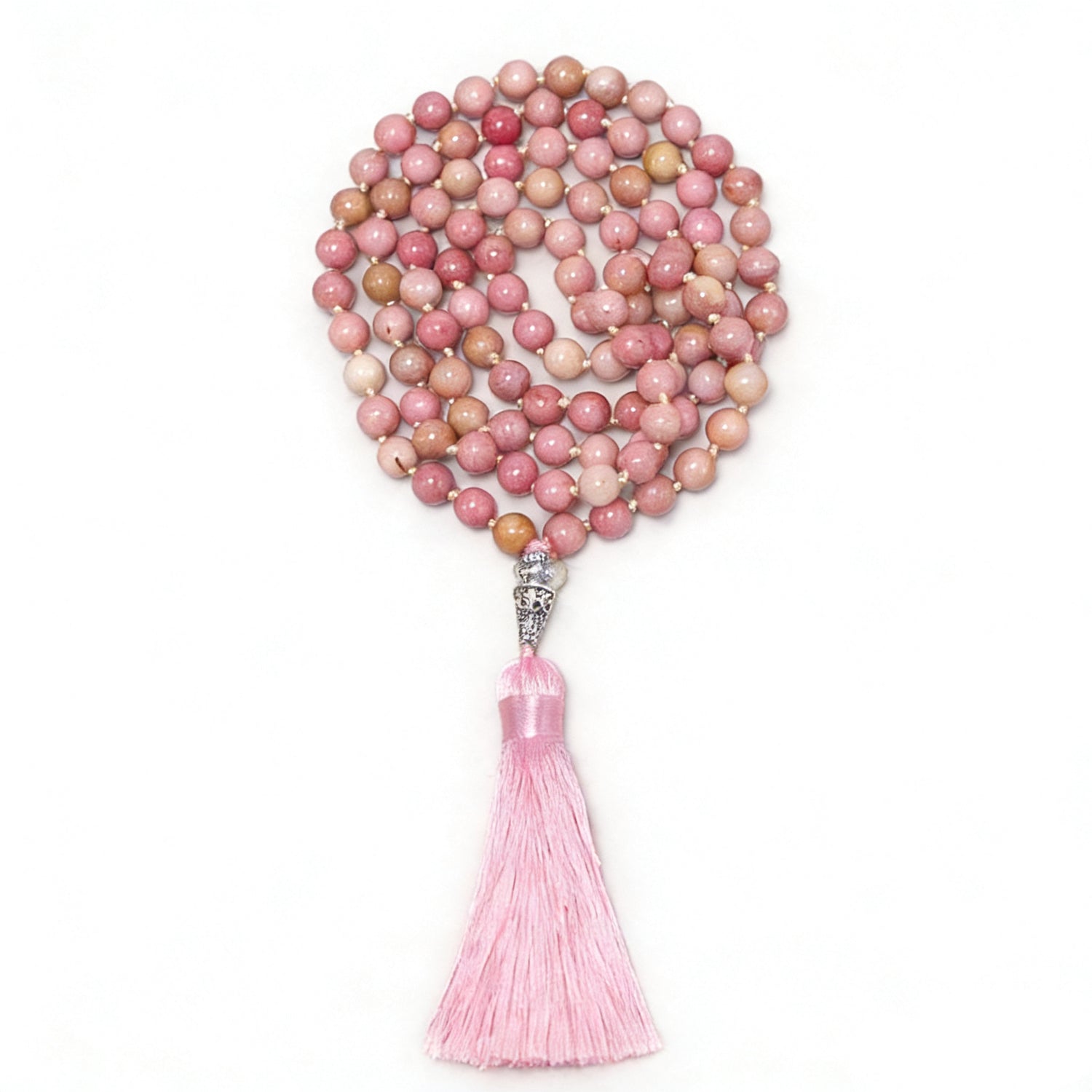 Resolute Heart Rose Stone Mala