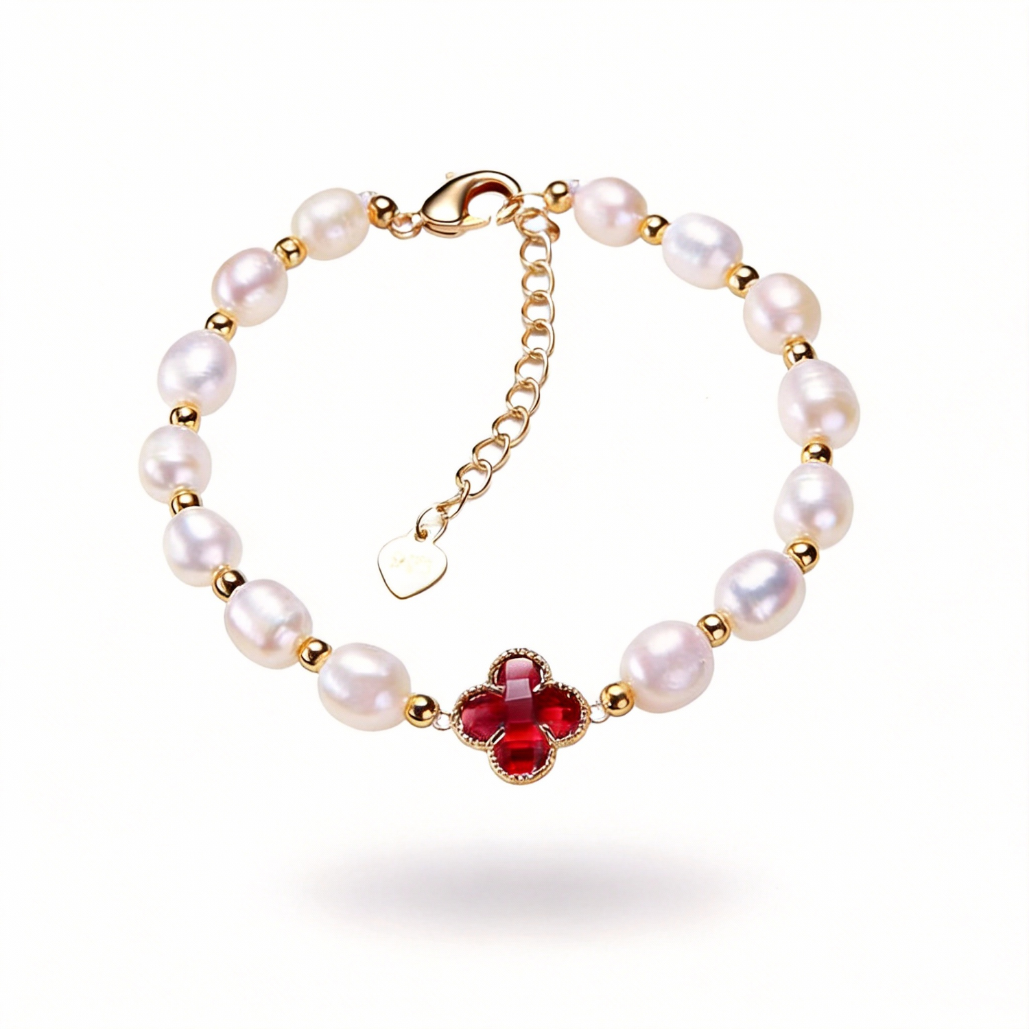 Luminous Synchronicity Clover Bracelet