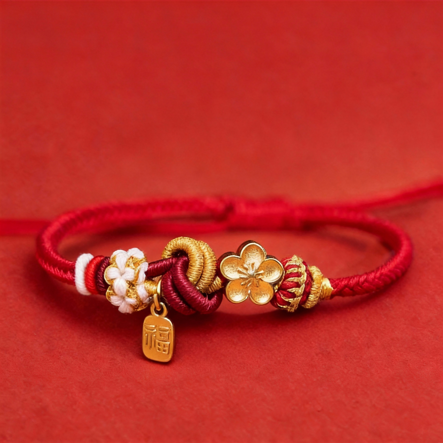 Roseate Synchronicity Red String Tether