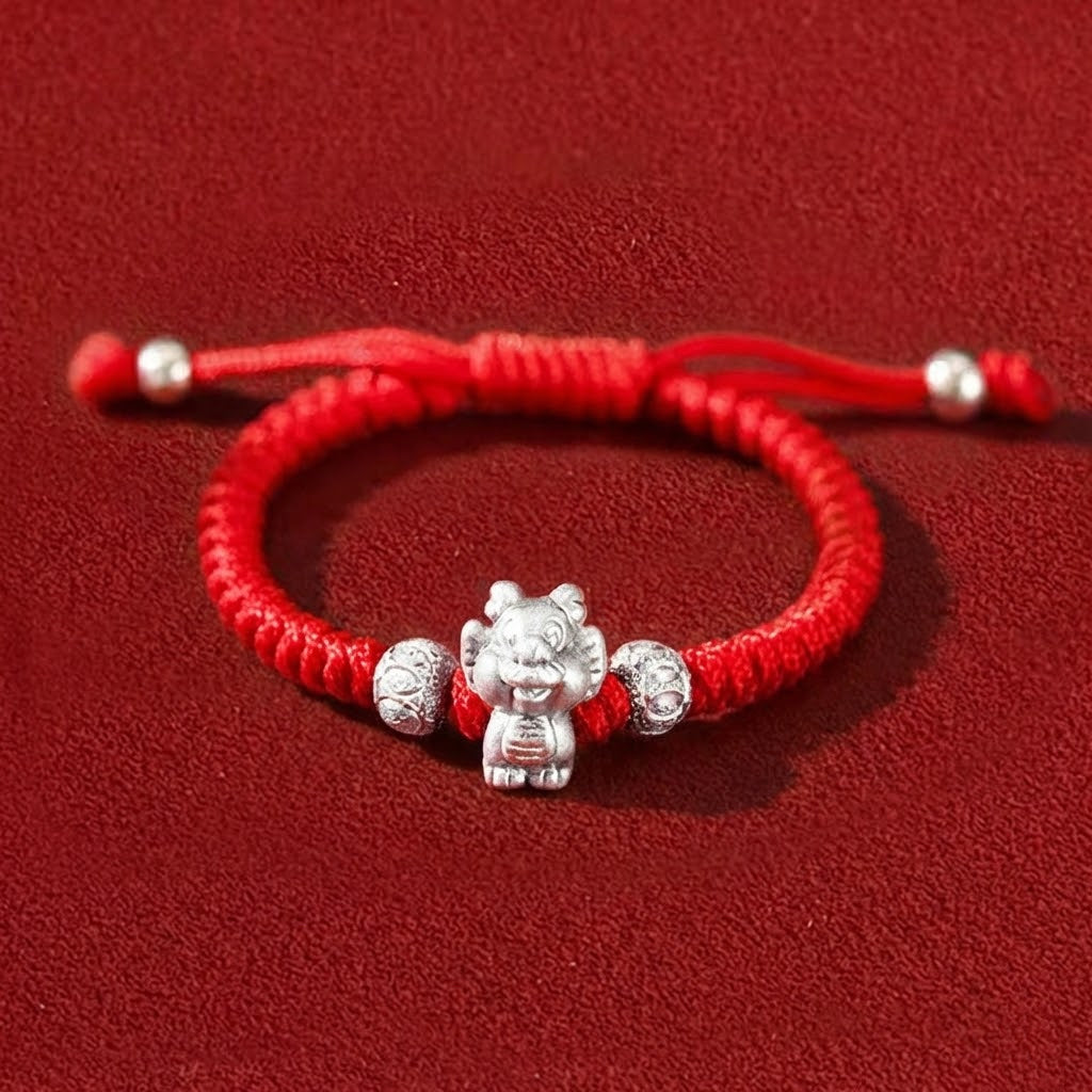 999 Silver Zodiac Archetype Kids Bracelet