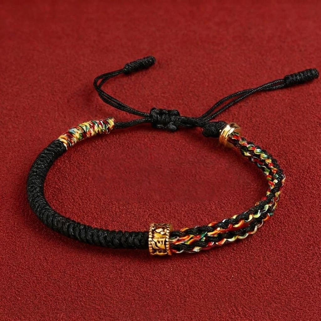 Om Mani Padme Hum Protection Cord Bracelet