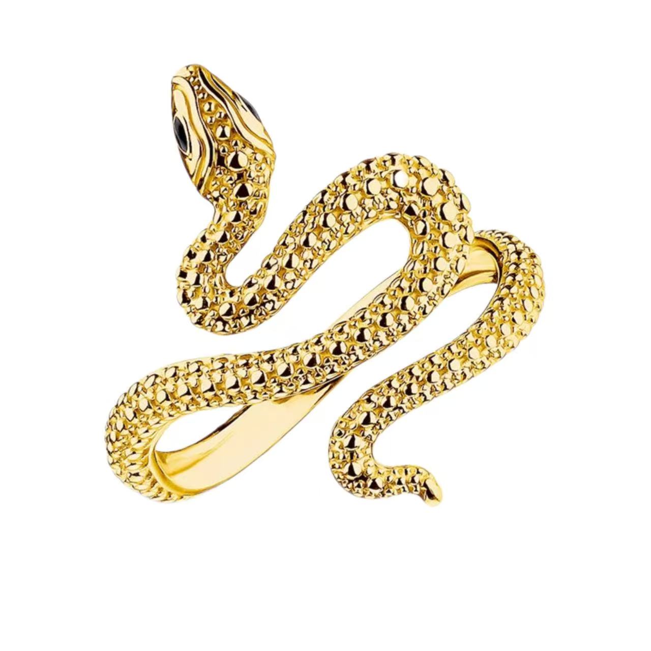 Luminous Serpentine Zircon Ring