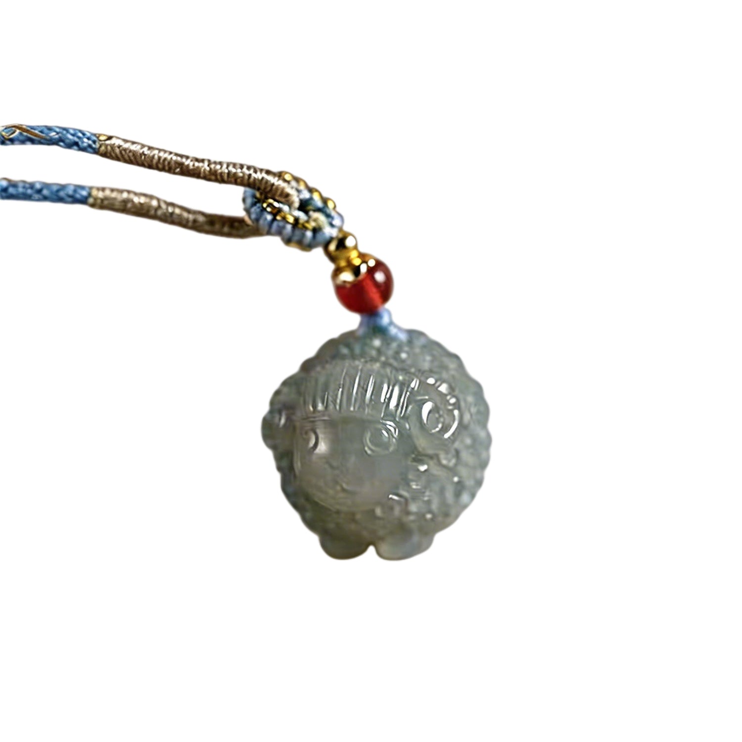 Serene Harmony Enamel Zodiac Goat Pendant