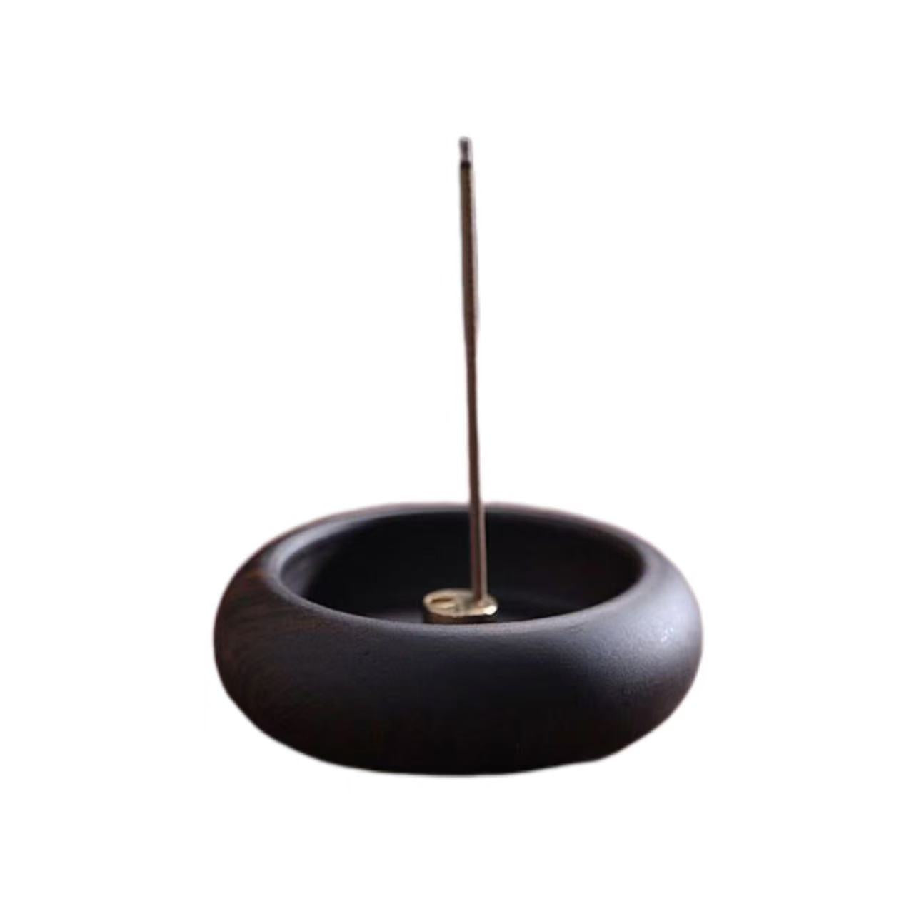 Mini Sacred Ebony & Rosewood Meditation Stick Incense Burner