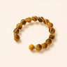 Wealth Tiger Eye Open Ring