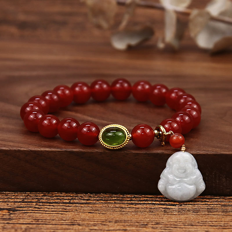 Vital Momentum Red Agate Bracelet