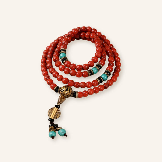 Red Stone 108 Mala