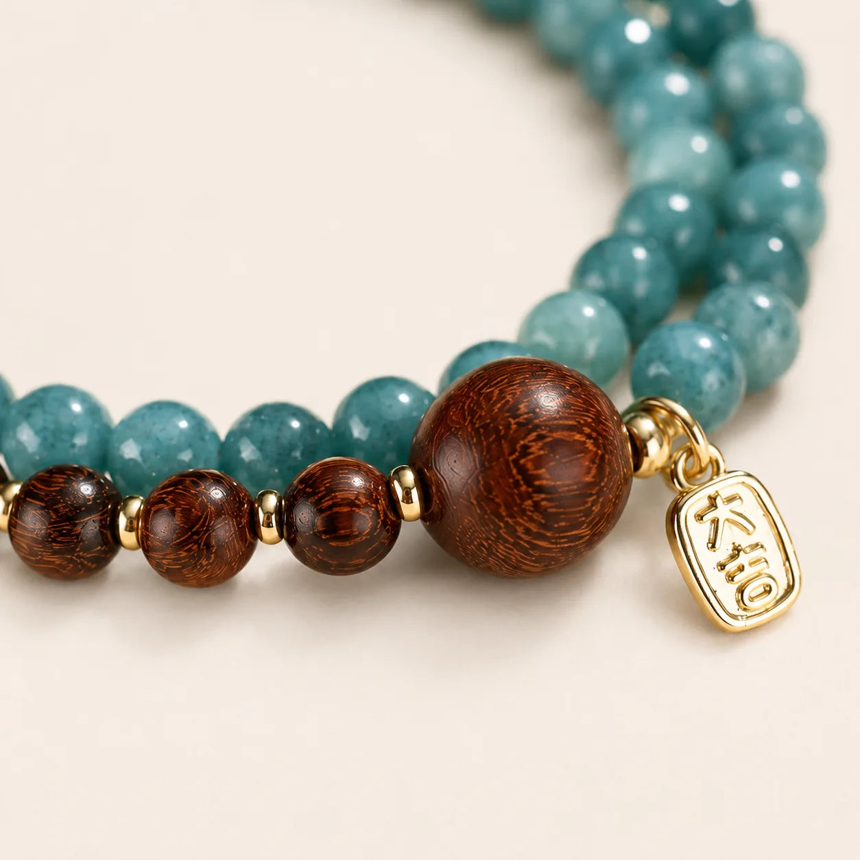 Rooted Jade Sandalwood Bracelet