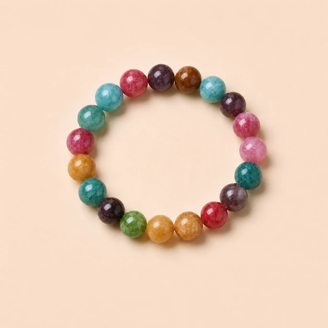 Rainbow Tourmaline Luck Bracelet