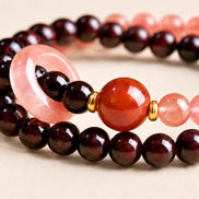 Joyful Fortune Sandalwood Agate Bracelet