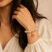 Summer Bloom Beaded Bracelet