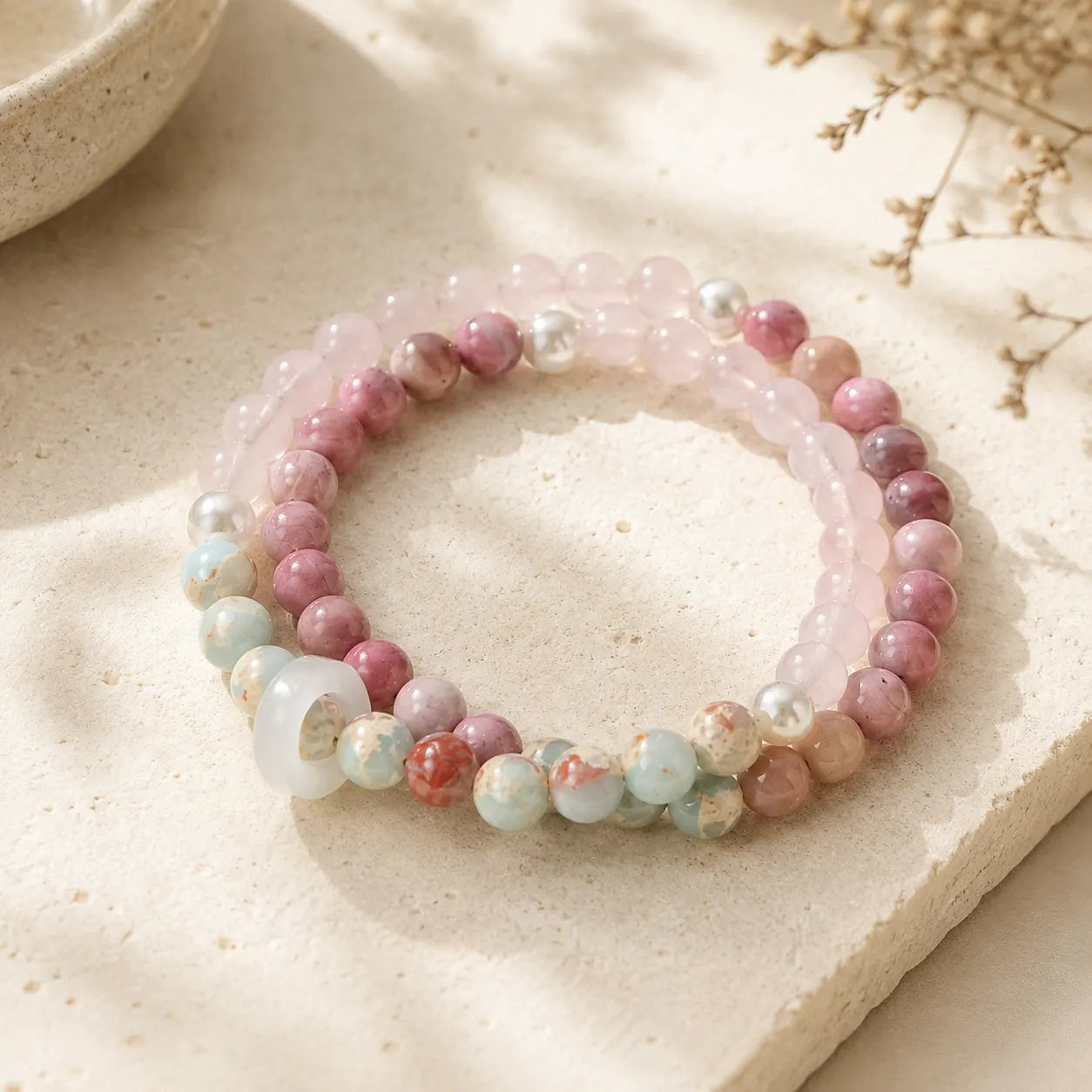 Blush Years Beaded Bracelet