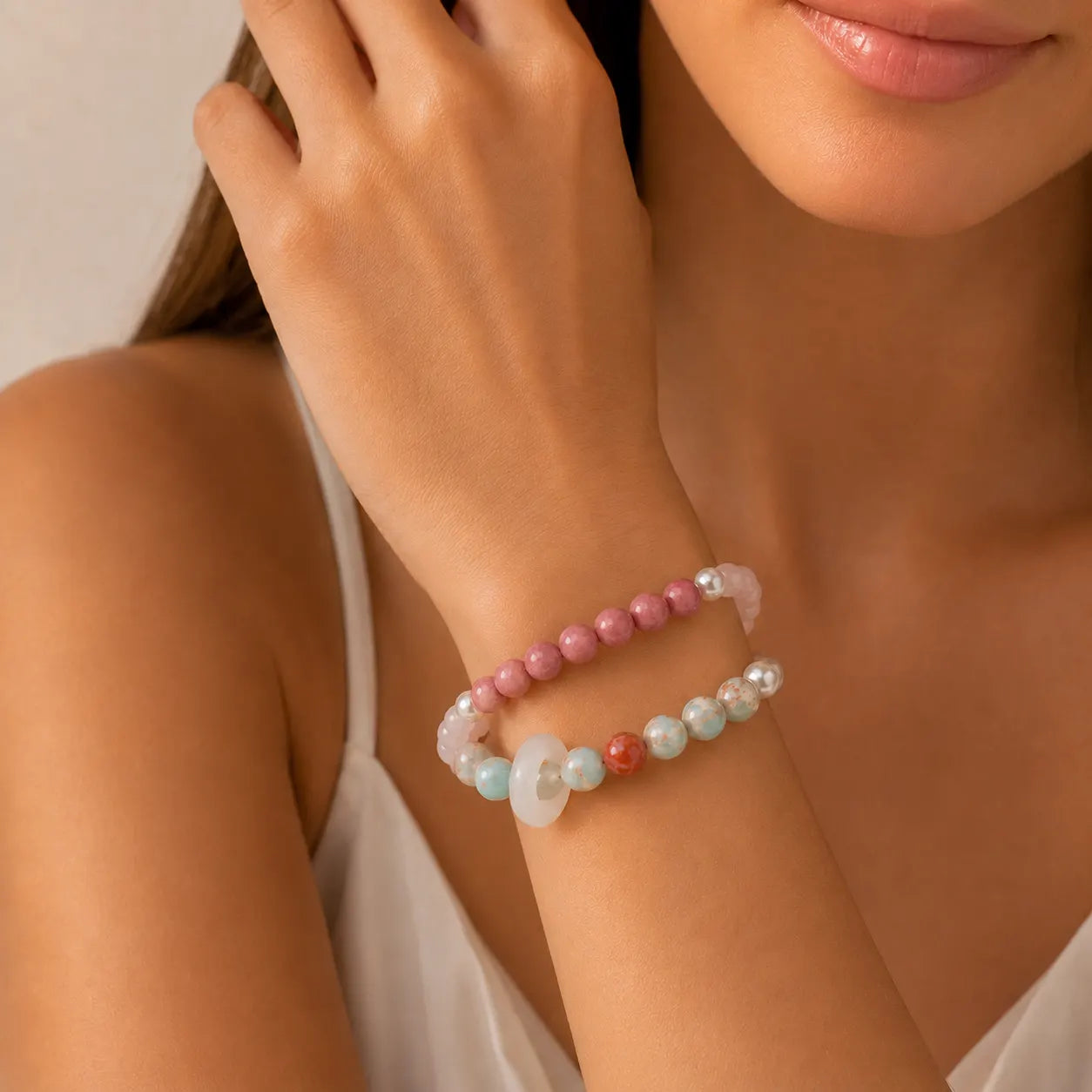 Blush Years Beaded Bracelet