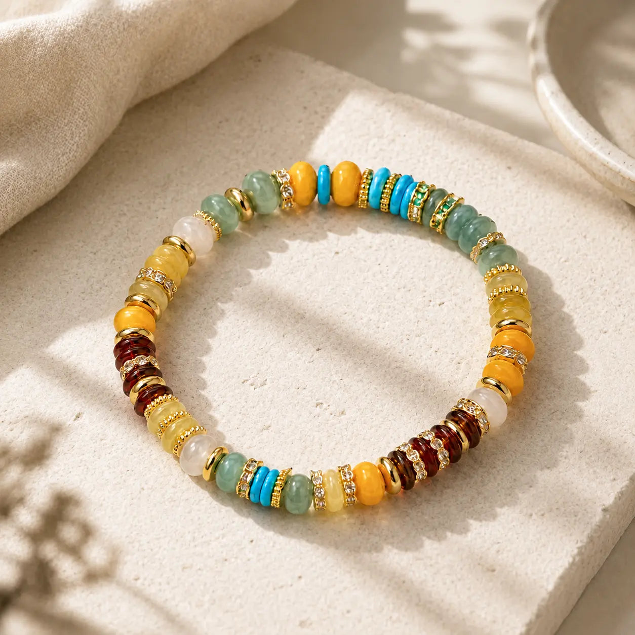 Dopamine Fortune Natural Stone Bracelet