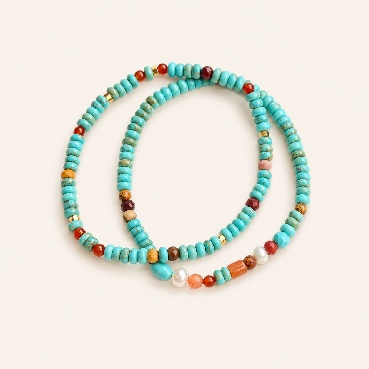 Soft Flow Stone Bead Bracelet