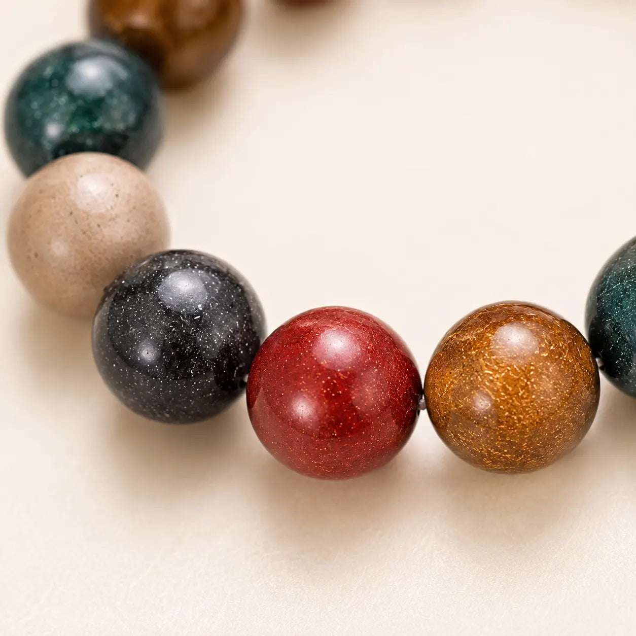 Five Elements Incense Bead Bracelet
