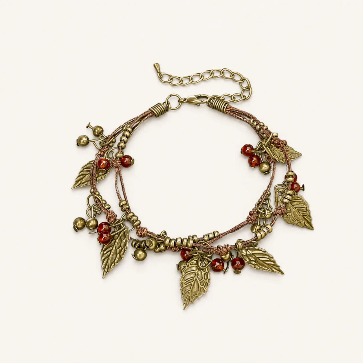 Bohemian Vine Leaf Bracelet