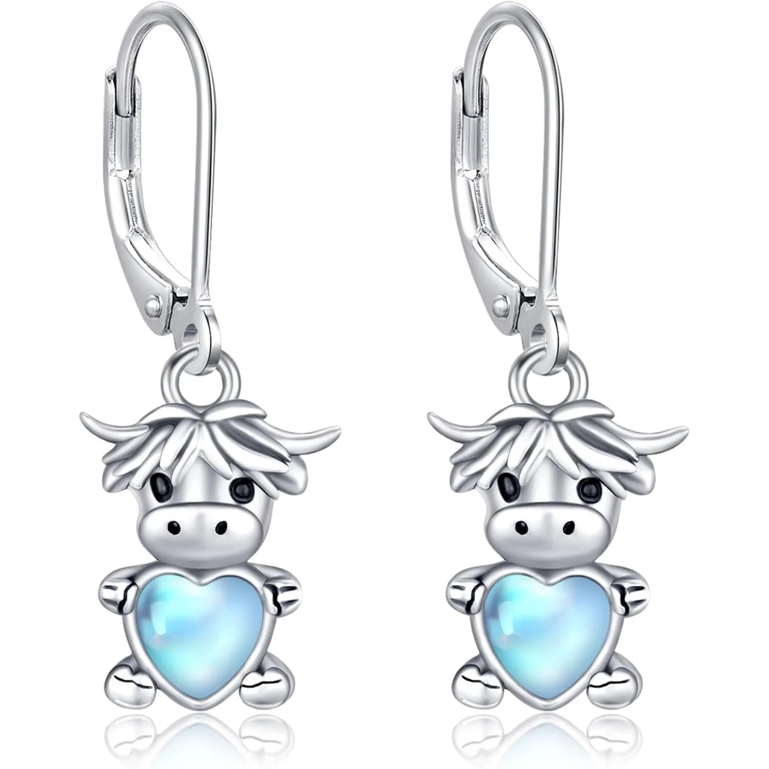 The Steady Anchor Zodiac Ox Brass Energy Earrings E1974