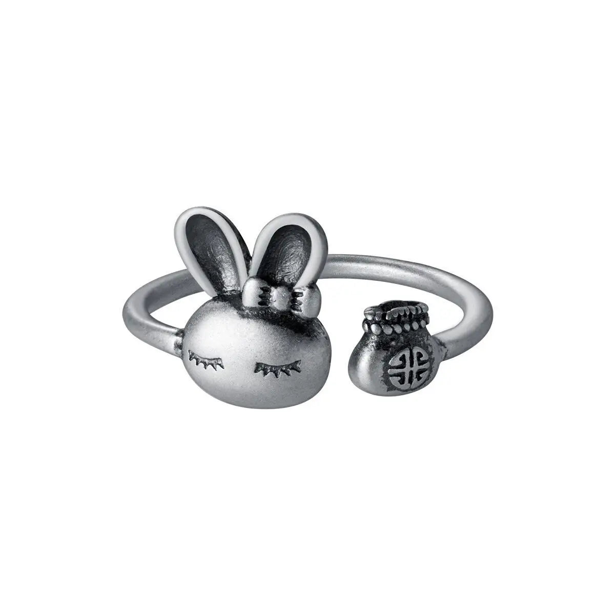 Prosperity Keeper Rabbit Silver Ring