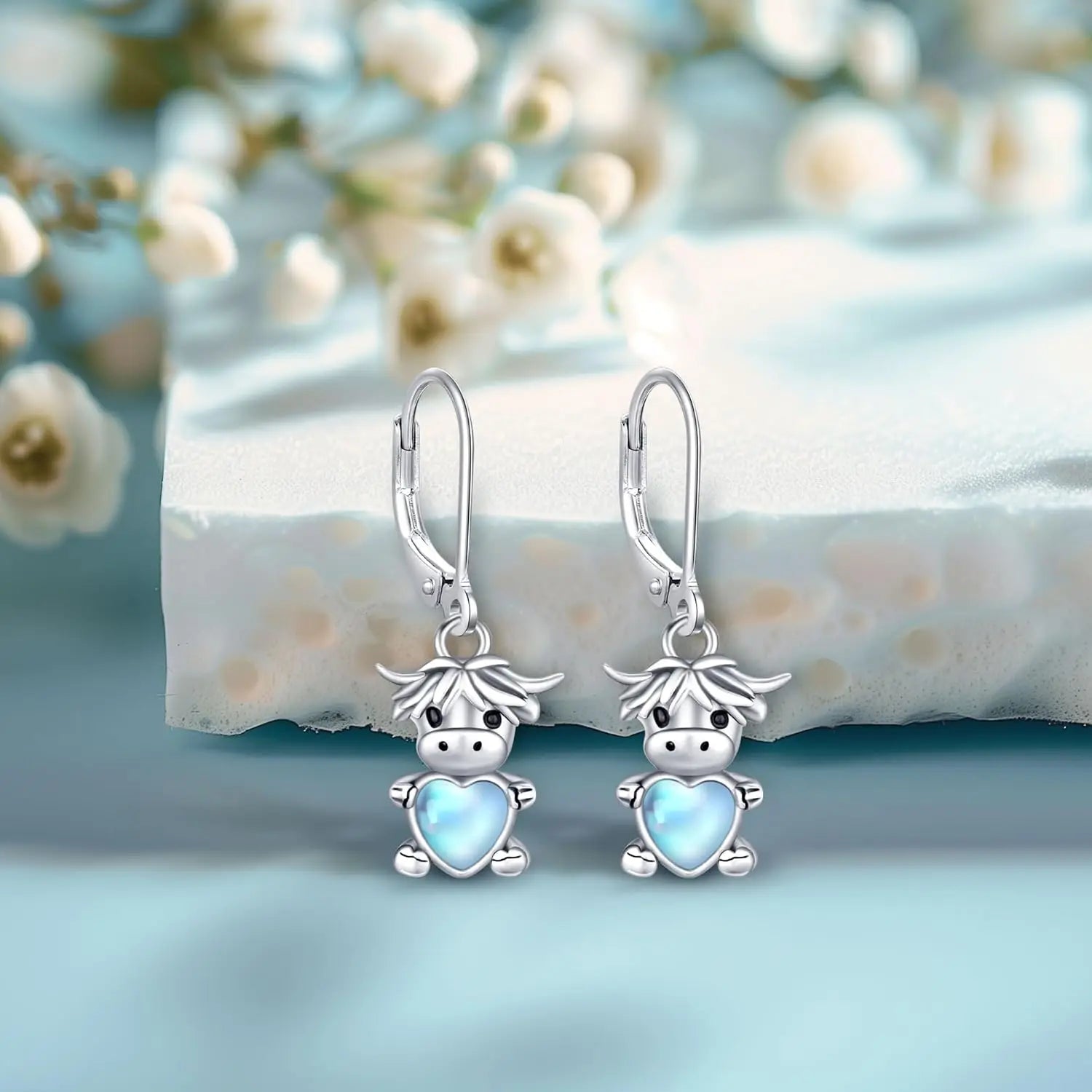 The Steady Anchor Zodiac Ox Brass Energy Earrings E1974