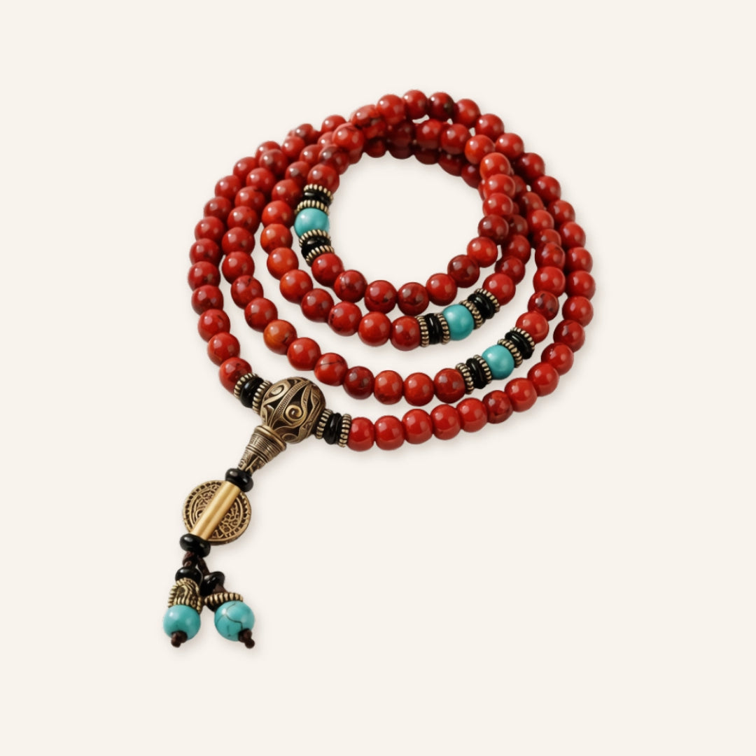 Red Stone 108 Mala