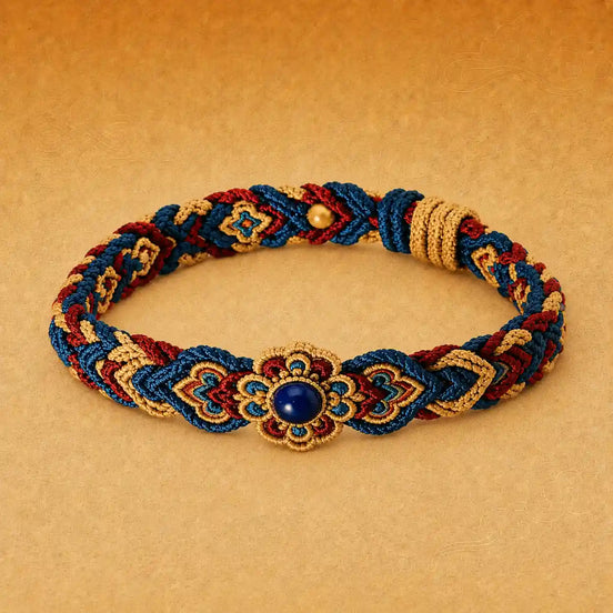 Blue lotus bracelet by TheFuMaster