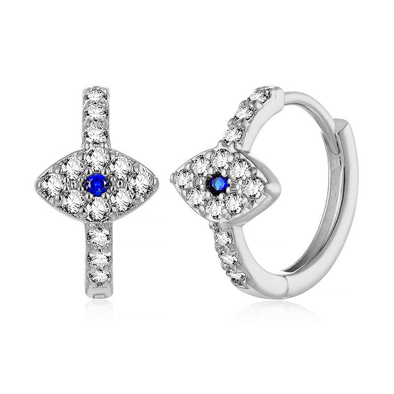Vigilant Focus Evil Eye Studs