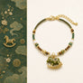 Enamel Horse Pearl Bracelet