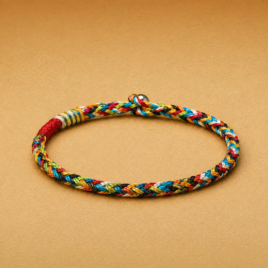 Five color rope bracelet by TheFuMaster