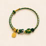 Five Elements Green Rope Zodiac Ox Tai Sui Bracelet