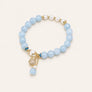 Fu Dai Pearl Blue Stone Bracelet
