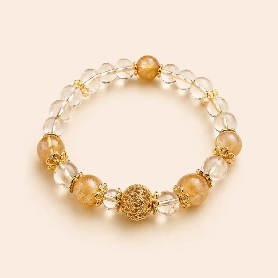 Golden Citrine Wealth Bracelet with citrine