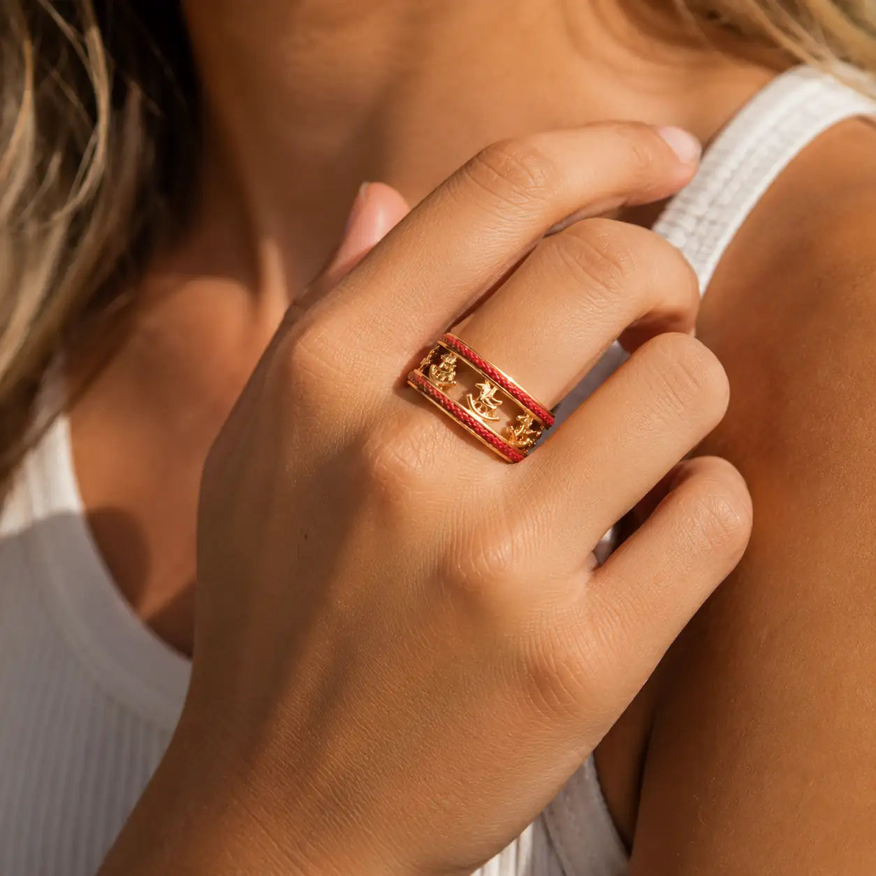 Horse Year statement ring inspired by Chinese zodiac energy by TheFuMaster