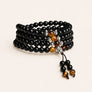 Obsidian Tiger Eye Mala