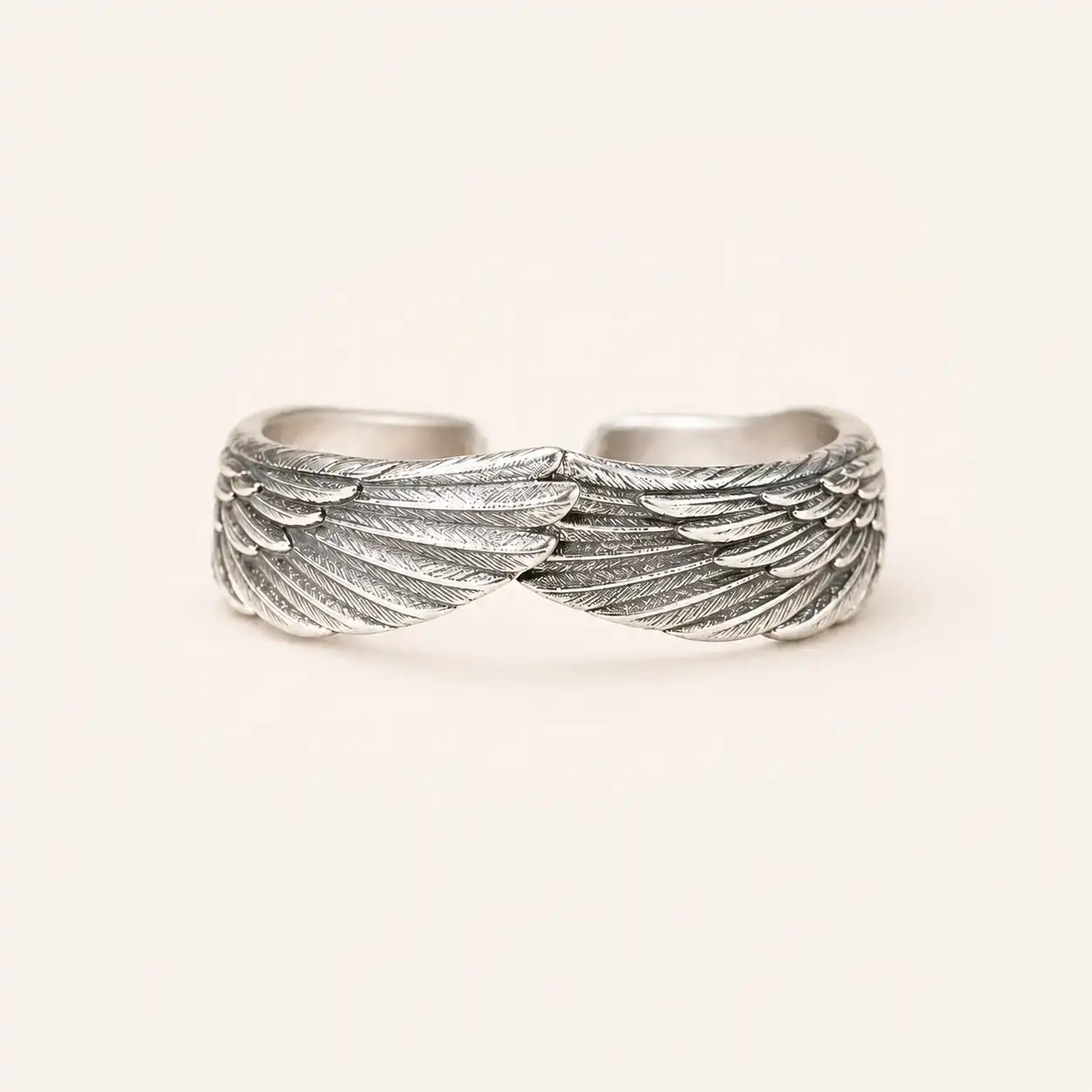 Carved Wing Statement Ring