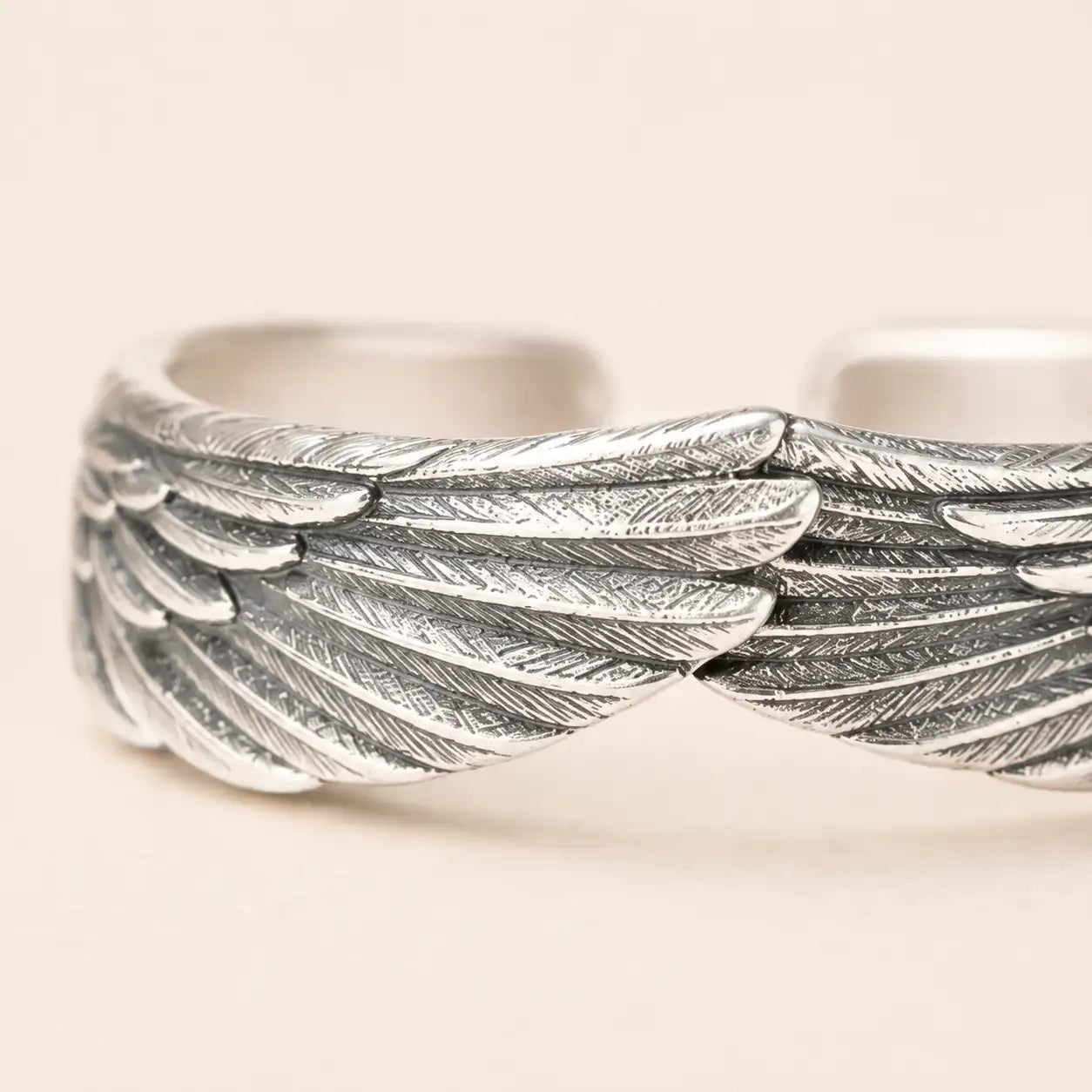 Carved Wing Statement Ring