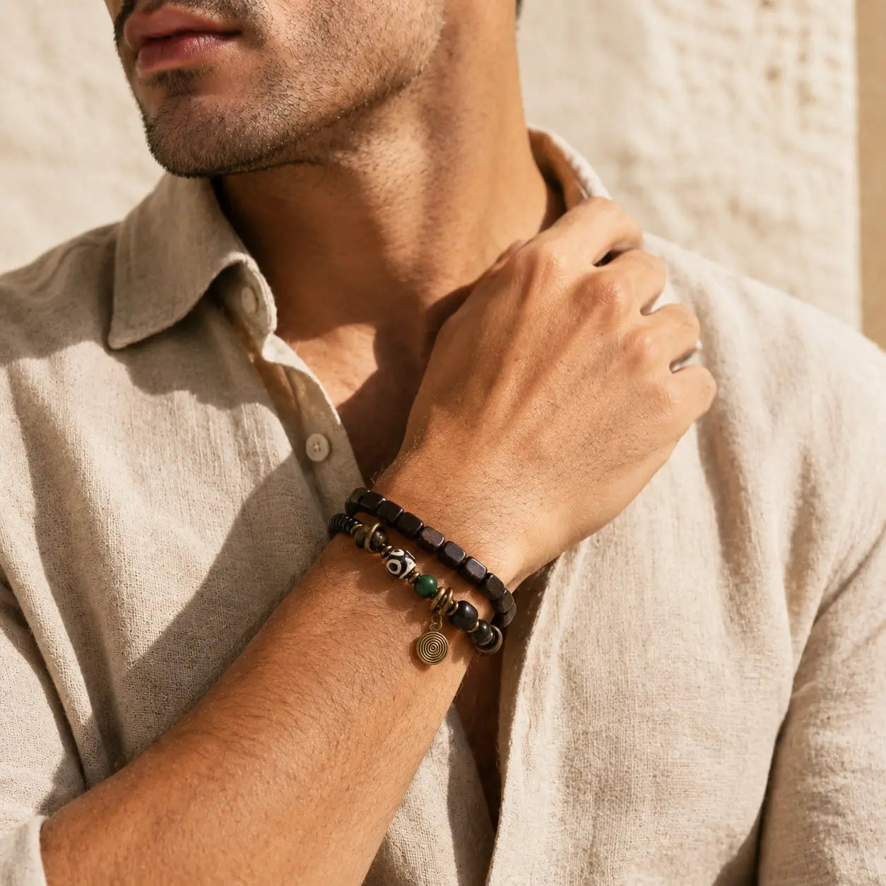 Black Ebony Protection Bead Bracelet