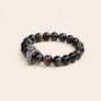 Silver Sheen Obsidian Bracelet