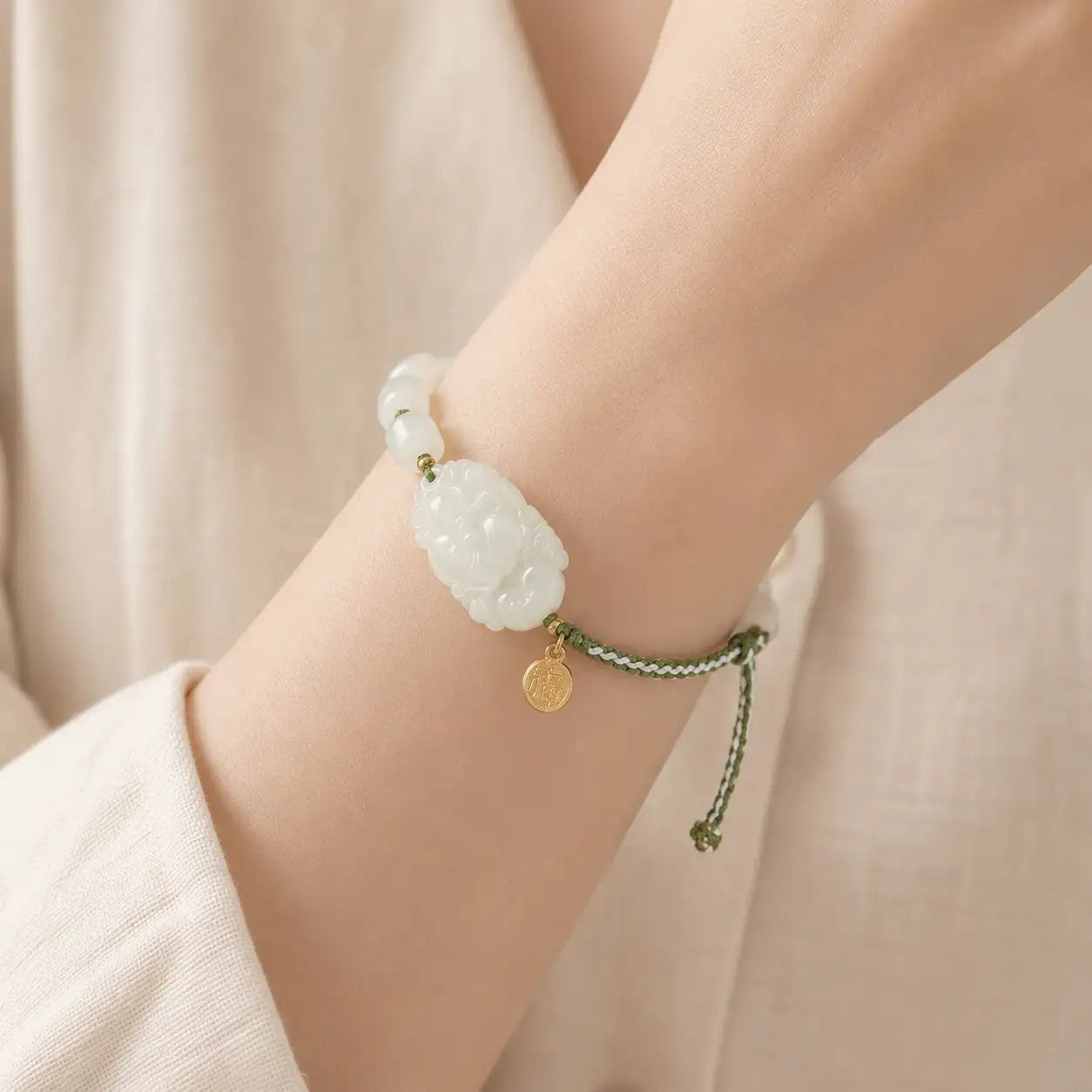 Jade Zodiac Rat Bracelet