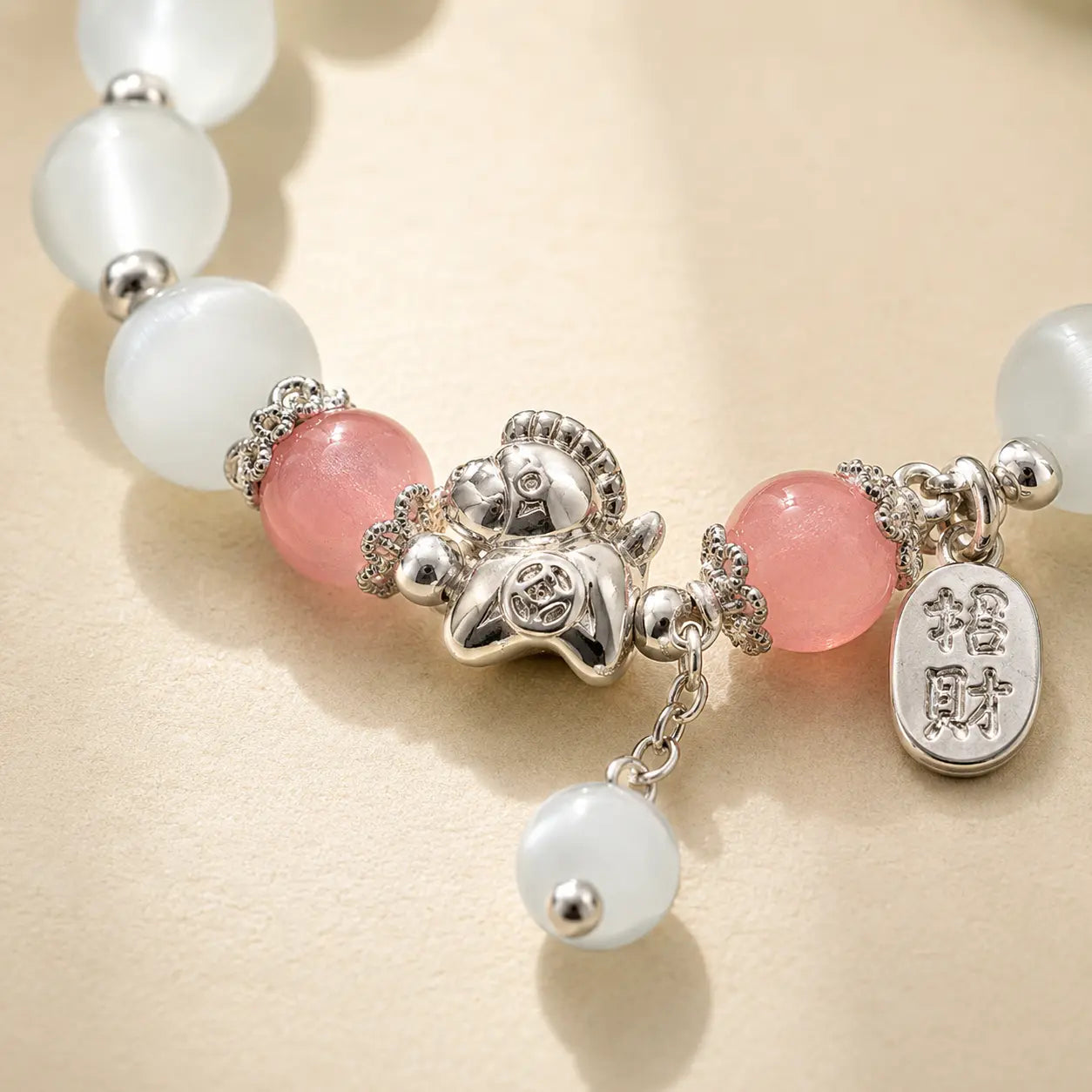 Crystal Zodiac Horse Charm Bracelet